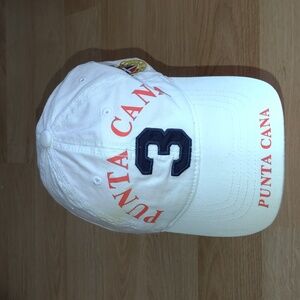 Robin Ruth Punta Cana #3 Flag Embroidered Strapback Cap OS